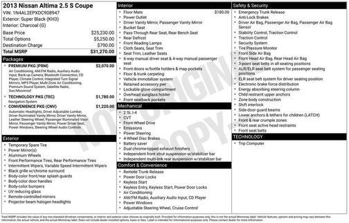 2013 Nissan Altima 2.5 S