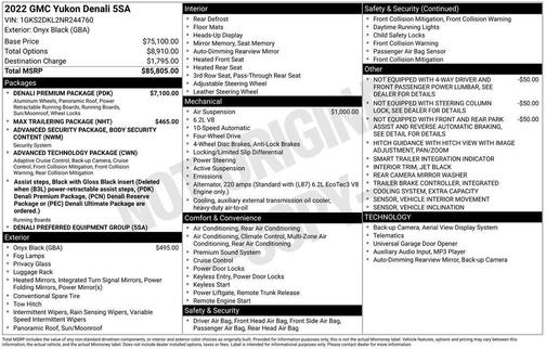 2022 GMC Yukon Denali