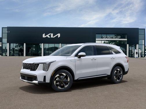 Snow White Pearl 2026 Kia Sorento Hybrid EX