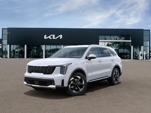 Snow White Pearl 2026 Kia Sorento Hybrid EX