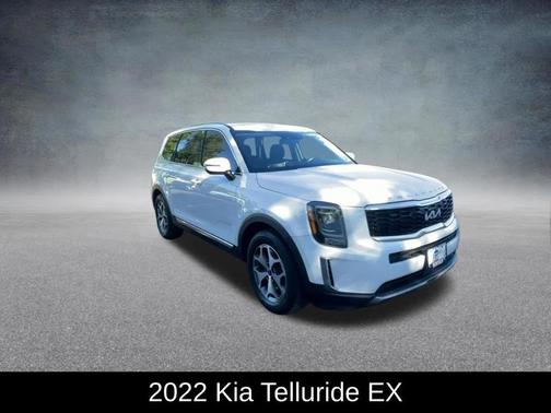 Glacial White Pearl 2022 Kia Telluride EX
