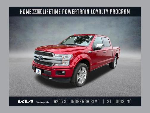 Red Metallic 2020 Ford F-150 Platinum