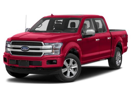 Red 2020 Ford F-150 Platinum