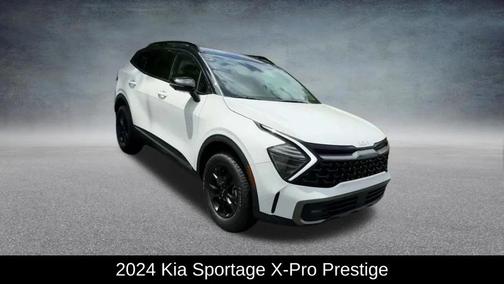 Glacier White Pearl/Ebony Black Roof 2024 Kia Sportage S