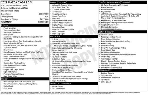 2022 Mazda CX-30 2.5 S