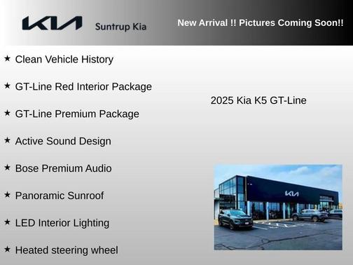 Snow White Pearl 2025 Kia K5 GT-Line