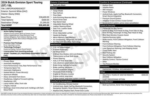 2024 Buick Envision Sport Touring AWD