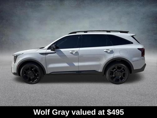 Wolf Gray 2025 Kia Sorento SX