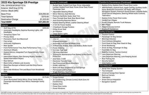 2023 Kia Sportage SX-Prestige