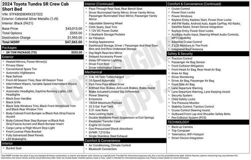 Lunar Rock 2024 Toyota Tundra SR