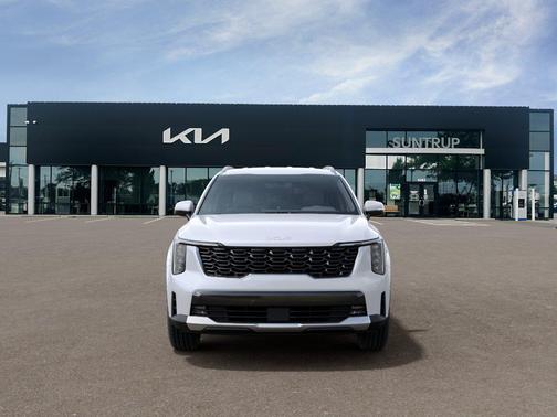 Snow White Pearl 2026 Kia Sorento Hybrid EX