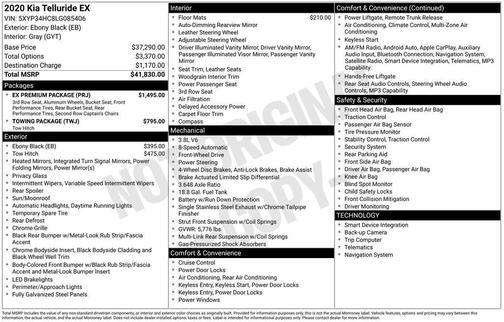 2020 Kia Telluride EX