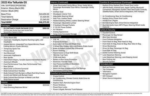 2023 Kia Telluride EX