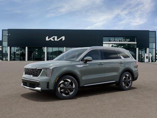 Green 2026 Kia Sorento Hybrid EX