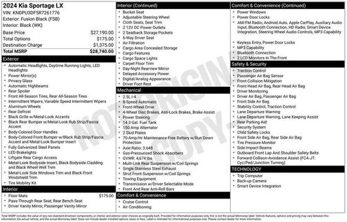 2024 Kia Sportage LX