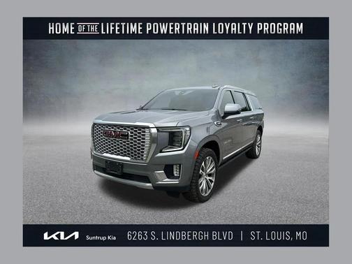 Satin Steel Metallic 2022 GMC Yukon XL Denali