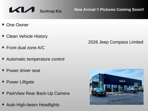 Bright White Clearcoat 2026 Jeep Compass Limited