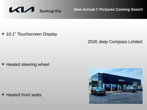 Bright White Clearcoat 2026 Jeep Compass Limited