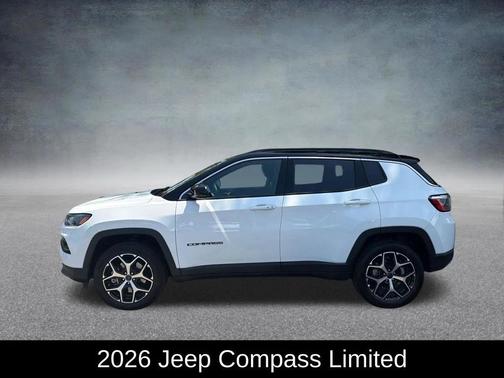 Bright White Clearcoat 2026 Jeep Compass Limited