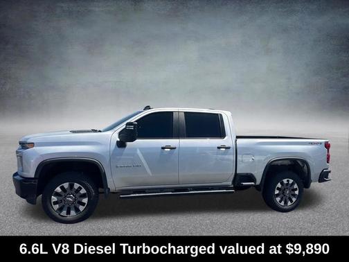 Silver Ice Metallic 2023 Chevrolet Silverado 2500 Custom