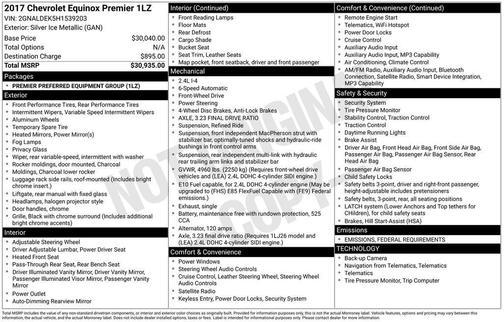 2017 Chevrolet Equinox Premier