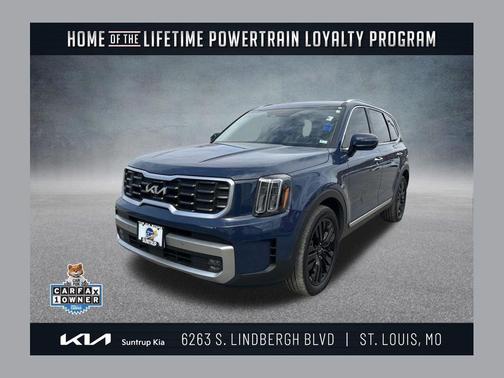 Midnight Lake Blue 2023 Kia Telluride SX Prestige