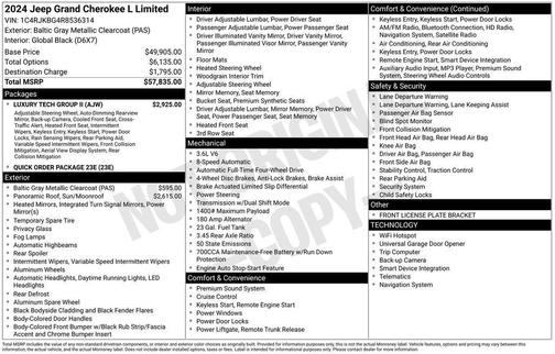 2024 Jeep Grand Cherokee L Limited