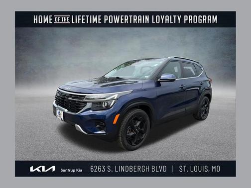 Dark Ocean Blue 2024 Kia Seltos EX