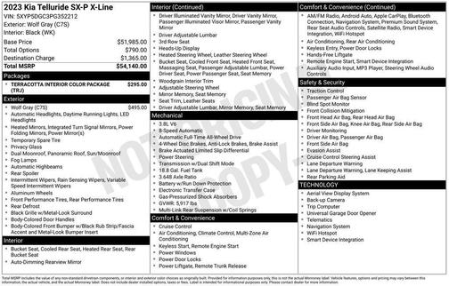 2023 Kia Telluride SX Prestige X-Line
