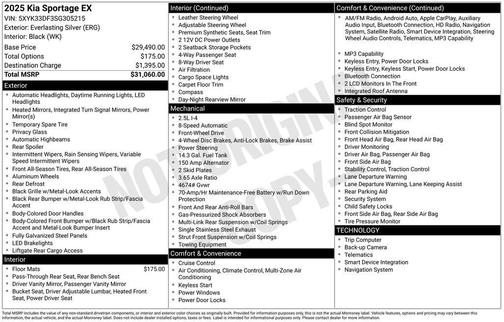 2025 Kia Sportage EX