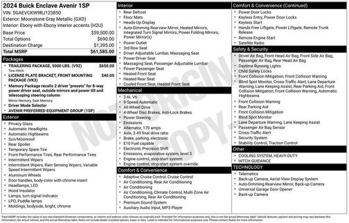 2024 Buick Enclave Avenir AWD