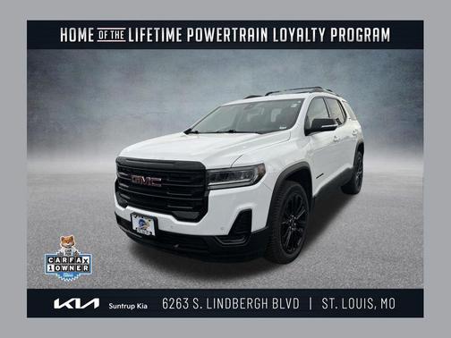 Summit White 2022 GMC Acadia FWD SLE