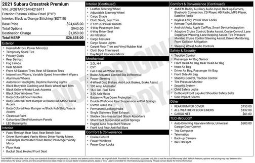 2021 Subaru Crosstrek Premium