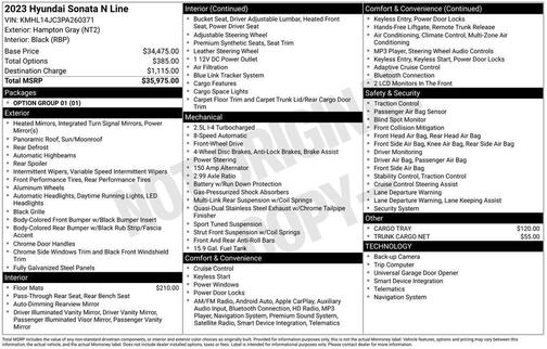 2023 Hyundai SONATA N Line