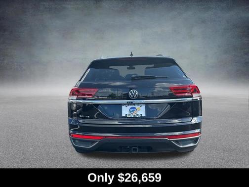 Deep Black 2021 Volkswagen Atlas Cross Sport 3.6L V6 SEL