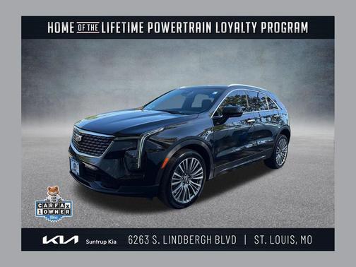 Stellar Black Metallic 2024 Cadillac XT4 Premium Luxury