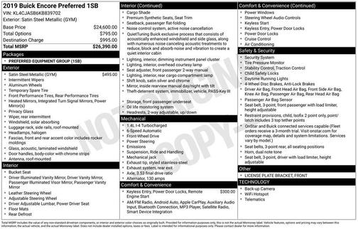 2019 Buick Encore Preferred