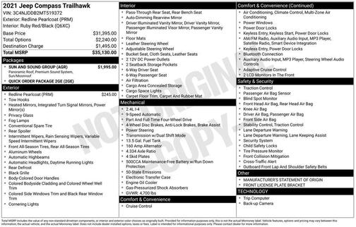 2021 Jeep Compass Trailhawk