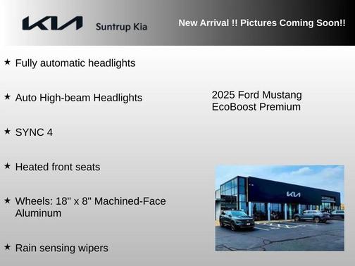 Silver Metallic 2025 Ford Mustang EcoBoost Premium