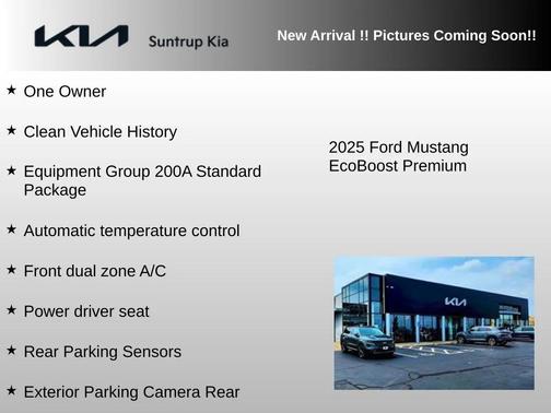 Silver Metallic 2025 Ford Mustang EcoBoost Premium