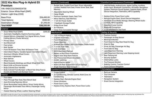2022 Kia Niro Plug-In Hybrid EX Premium