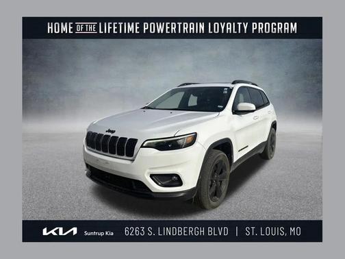 Bright White Clearcoat 2021 Jeep Cherokee Altitude