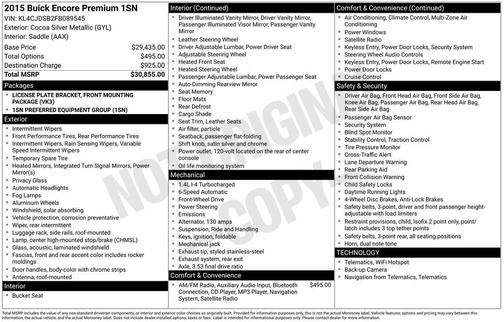2015 Buick Encore Premium