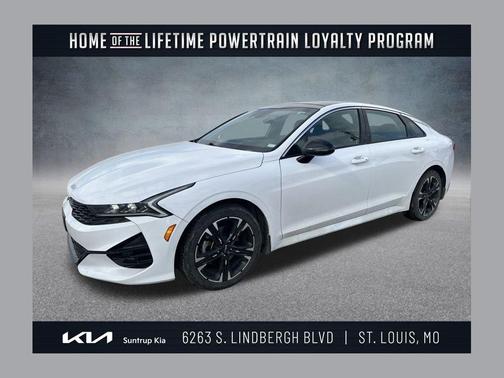 Glacial White Pearl 2022 Kia K5 GT-Line