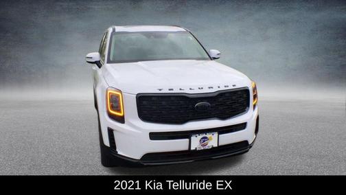 Glacial White Pearl 2021 Kia Telluride EX