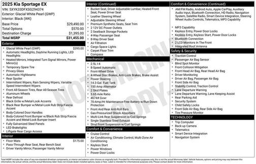 2025 Kia Sportage EX