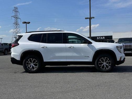 White 2026 GMC Acadia AT4