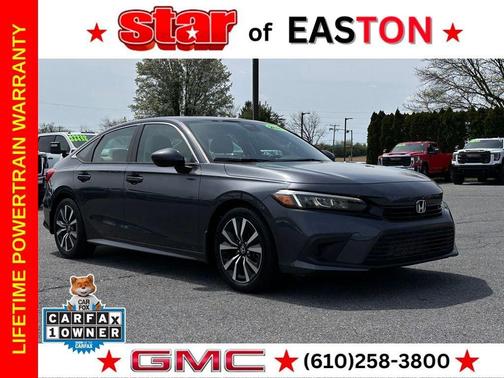Gray 2023 Honda Civic EX
