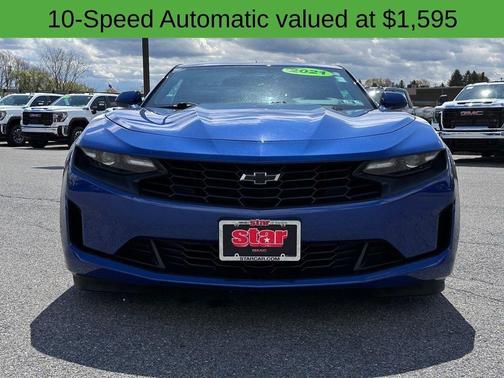 Blue 2021 Chevrolet Camaro 1LT