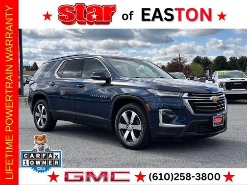 Blue 2023 Chevrolet Traverse LT Leather